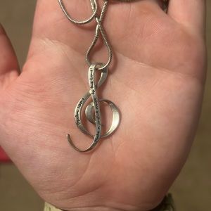 Treble Clef Necklace